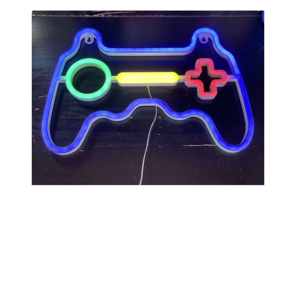 Gamepad Neon Wall Light Game Room Decoration Gamer Gift for Teen Boys